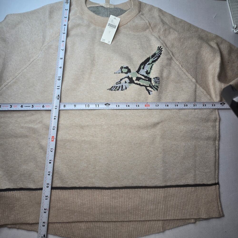 NWT Pilcro by Anthropologie The Oaklyn Cozy Knit Crew-Neck Duck Sweater. Size S - Picture 8 of 12